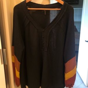 Lightweight Waffle-Knit Sweater (2X)